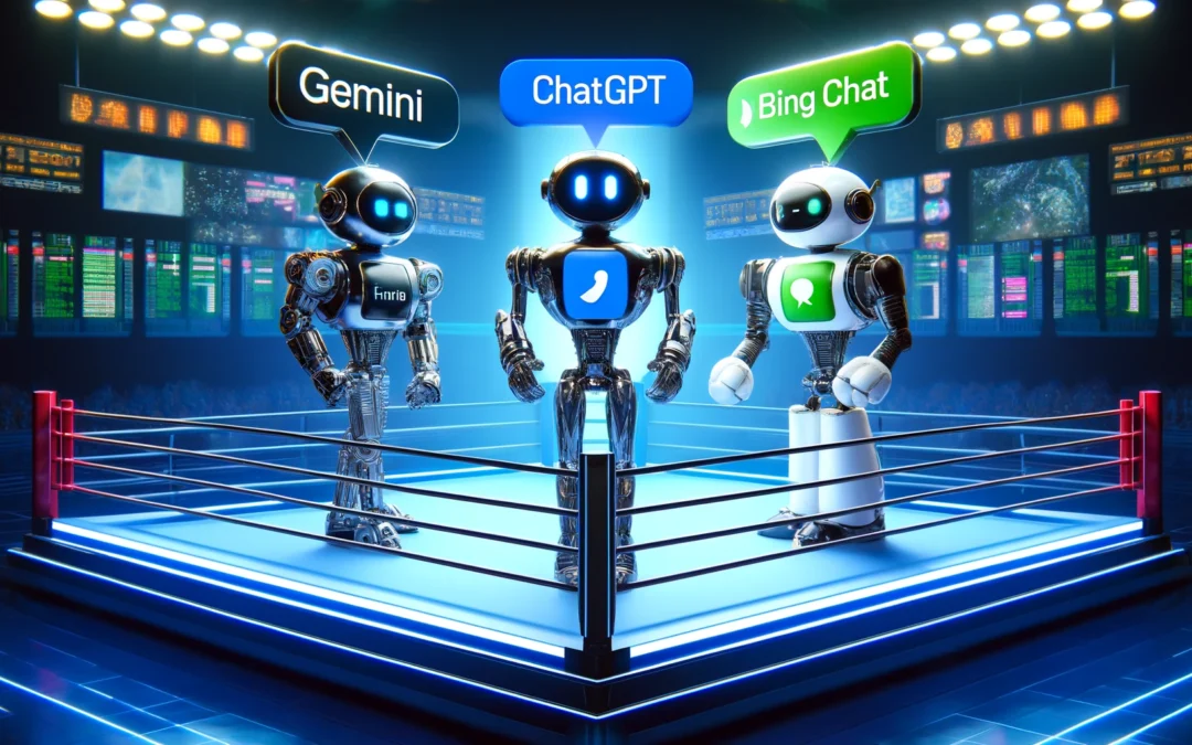 ¿Cuál es tu Chatbot IA ideal? Desafío de Titanes: Gemini, ChatGPT y Bing Chat