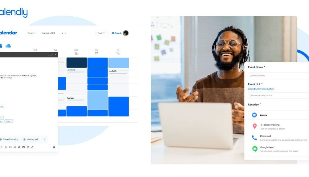 Calendly IA interfaz aplicación web