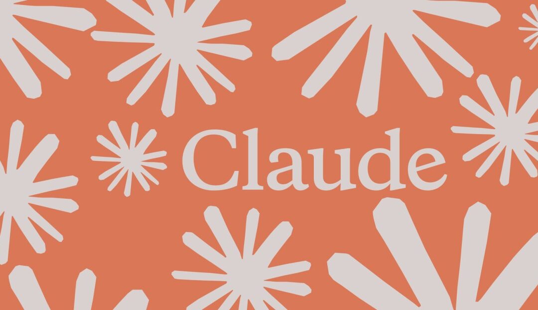 Ilustración del logo de Claude de Anthropic sobre fondo editorial