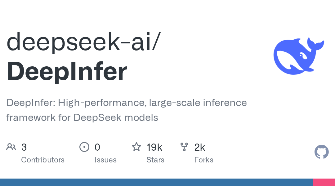 Repositorio oficial DeepInfer de DeepSeek en GitHub